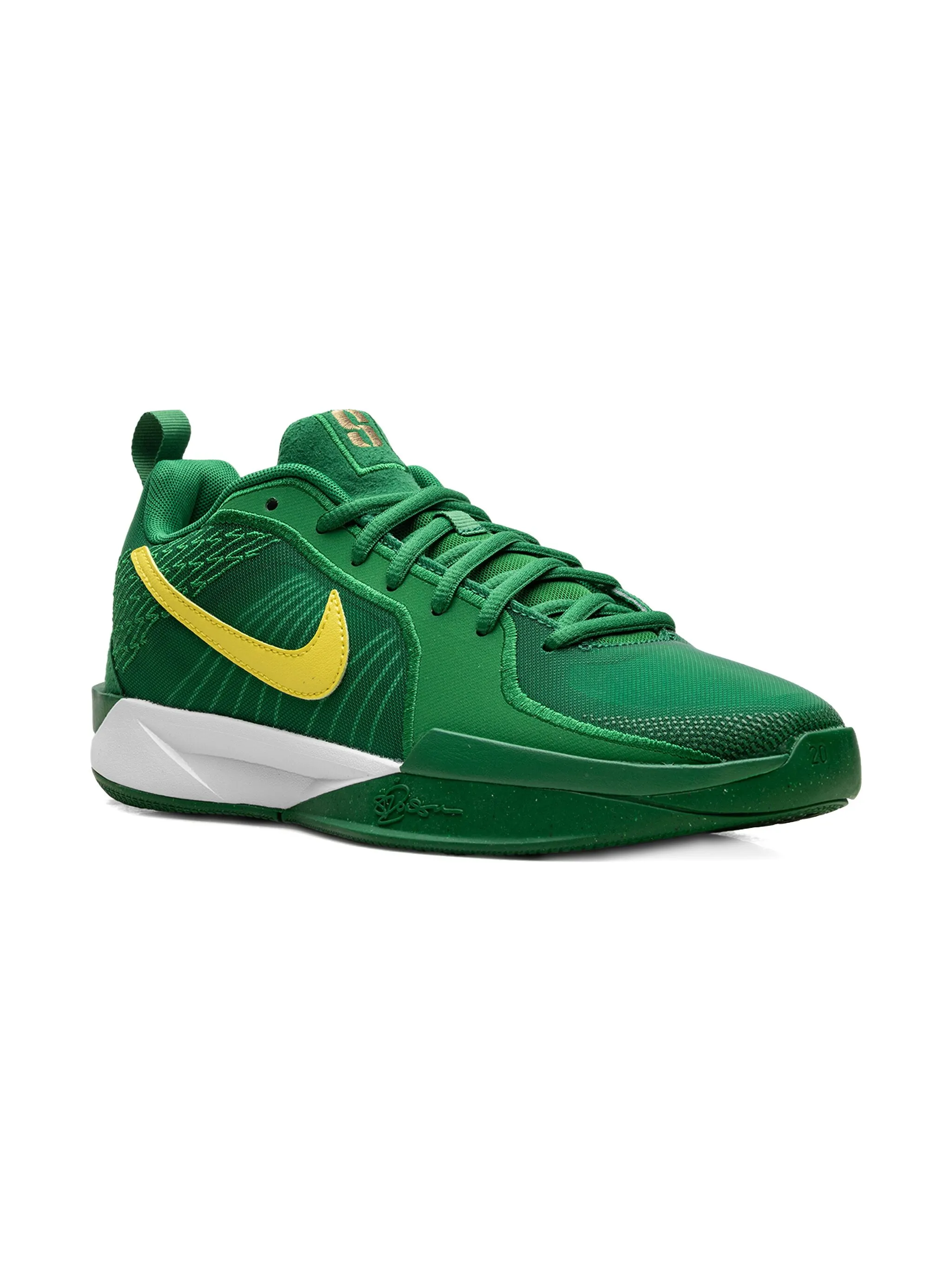 Кроссовки Sabrina 2 Apple Green/Yellow Strike Nike Kids, зеленый — фото 3