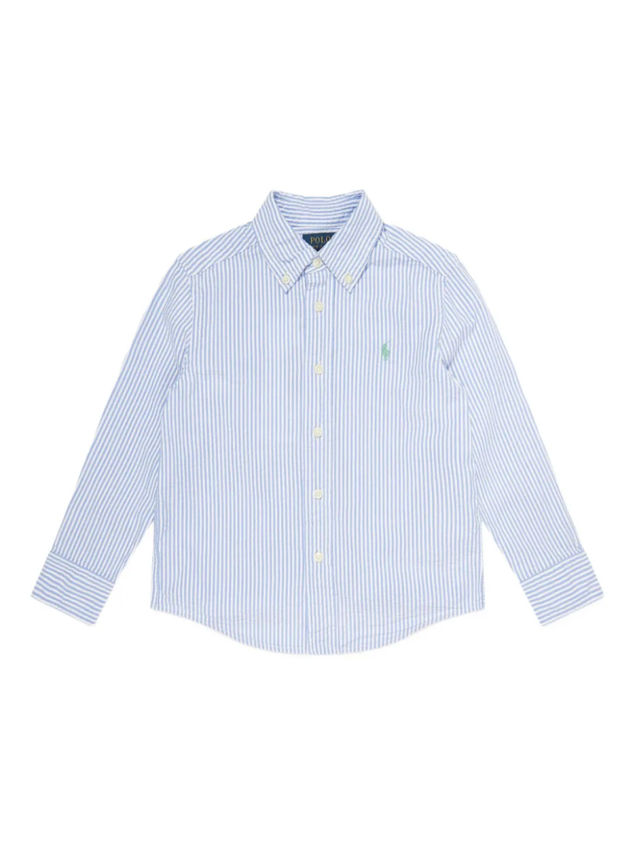 

Рубашка в полоску на пуговицах POLO RALPH LAUREN KIDS, синий