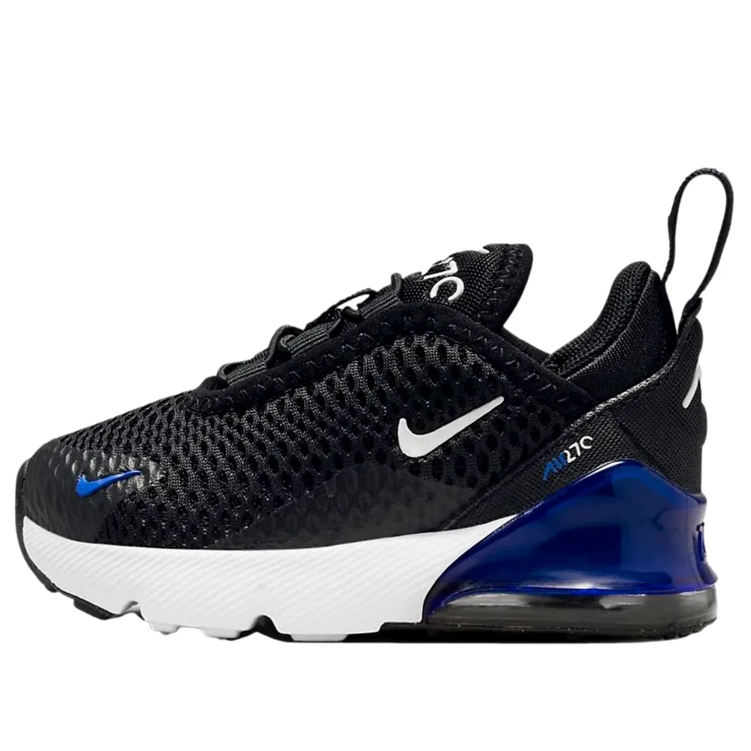 Детские кроссовки Nike Air Max 270 Black/White-Racer Blue HF0098-001