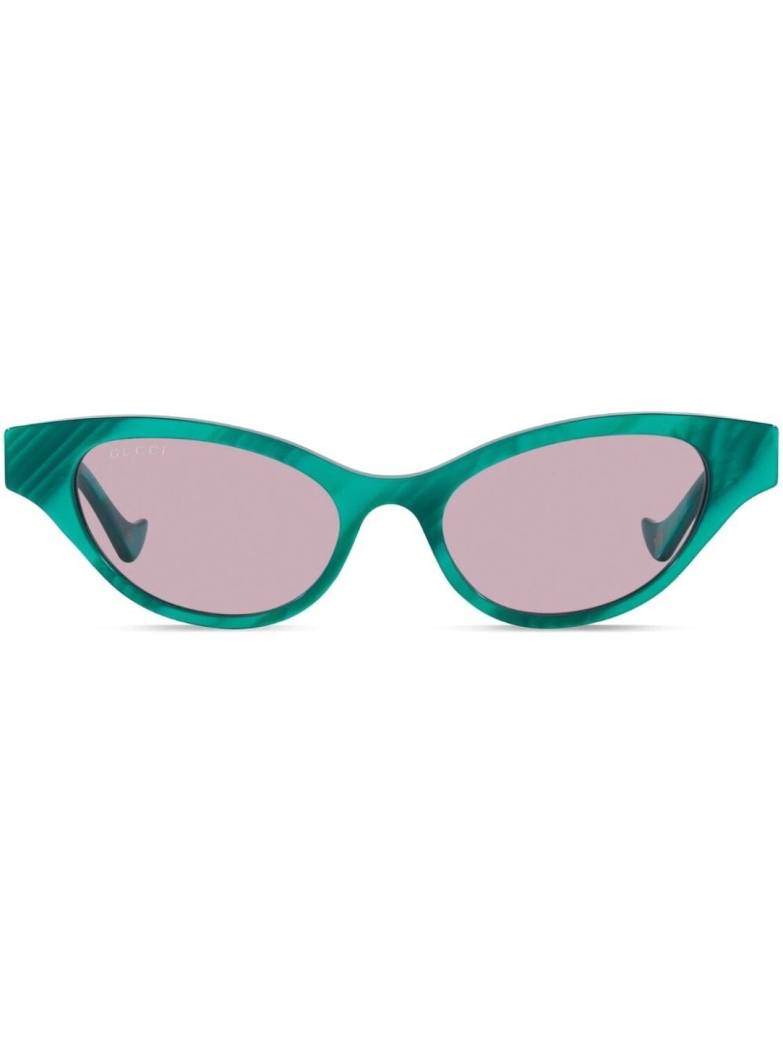 

Gucci Eyewear солнцезащитные очки в оправе 'кошачий глаз', зеленый