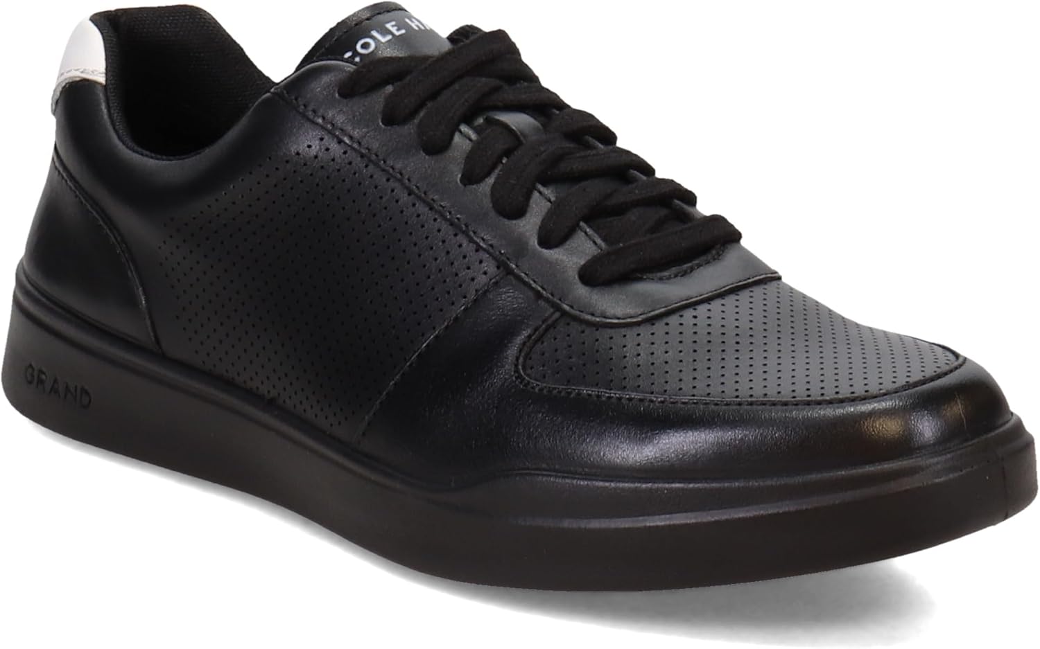 Мужские кроссовки Cole Haan Grand Crosscourt Modern с перфорацией, белый/черный — фото 2