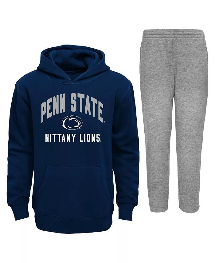 

Комплект из флисовой толстовки с капюшоном и штанов Penn State Nittany Lions Play-By Play для мальчиков и девочек темно-синего и серого цвета Outerstuff