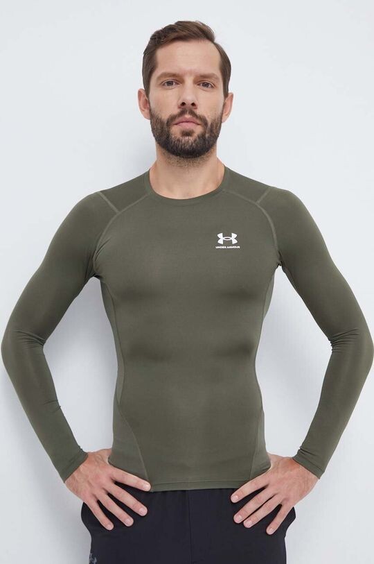 

Тренировочный лонгслив Under Armour, зеленый