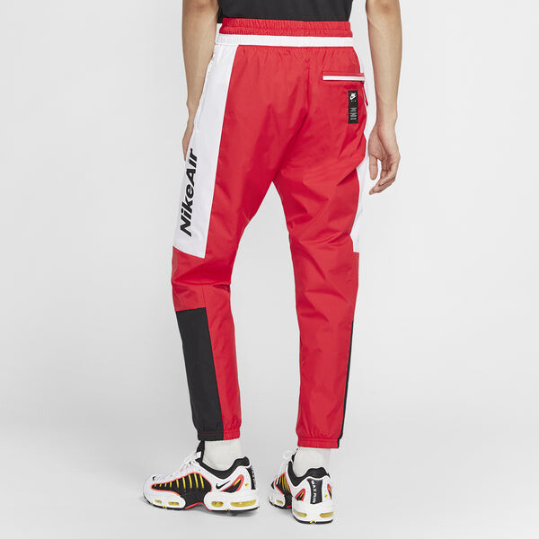 Брюки air contrasting colors woven long pants red Nike, красный — фото 4
