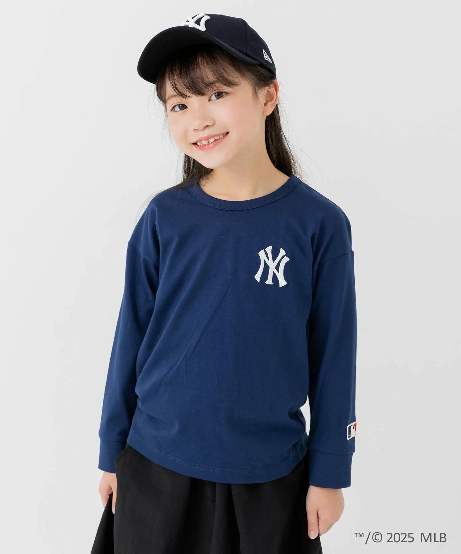 Футболка с длинными рукавами Mlb, Navy — фото 4