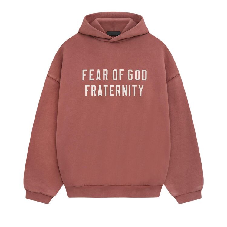 

Худи Fear of God Essentials Heavy Fleece Hoodie Crimson, красный