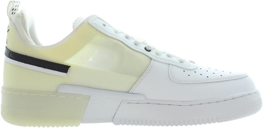 Кроссовки унисекс Nike Air Force 1 React, Shell White/Core Black/Winter White — фото 2