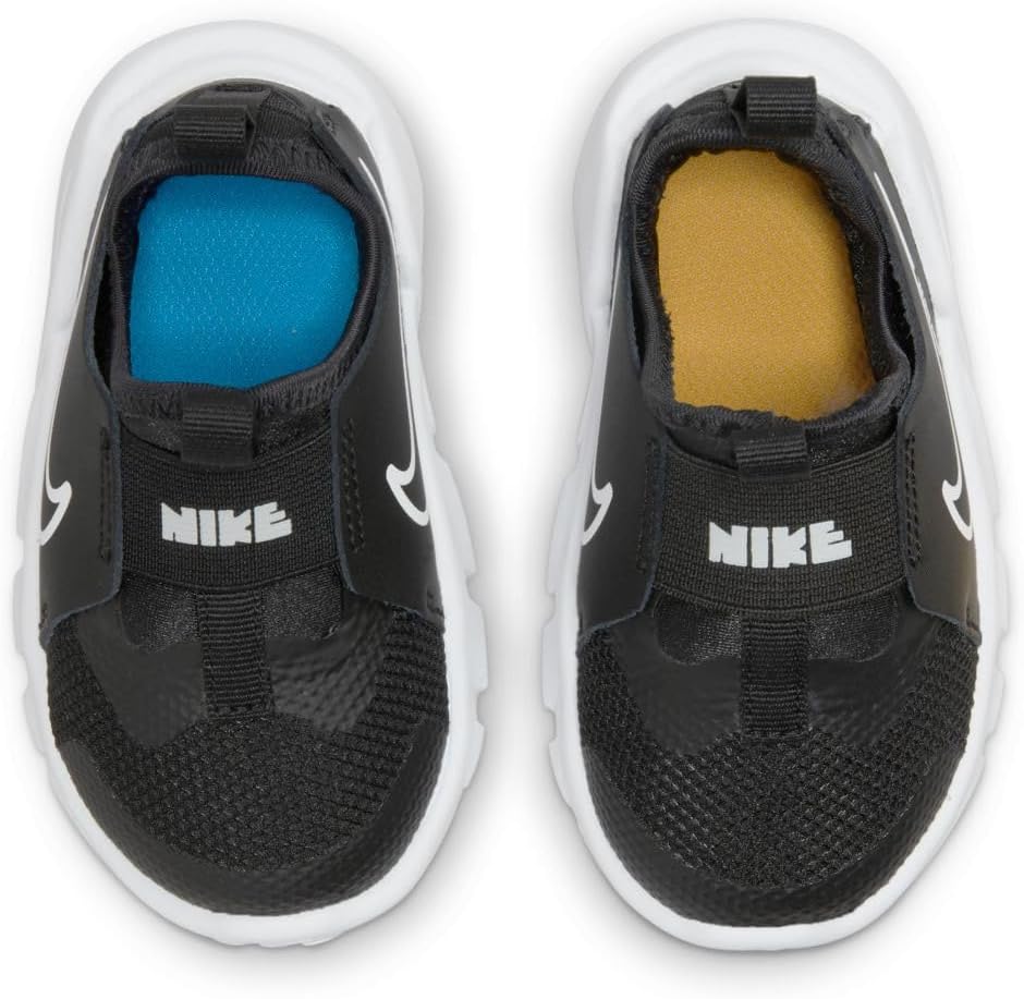 Кроссовки Nike Kids' Flex Runner 2, белый/черный/синий/золотой — фото 3