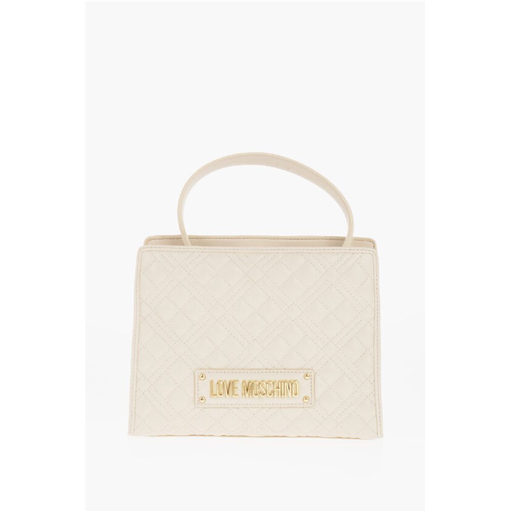 

Бежевая полиэтиленовая сумка-тоут Moschino, Beige