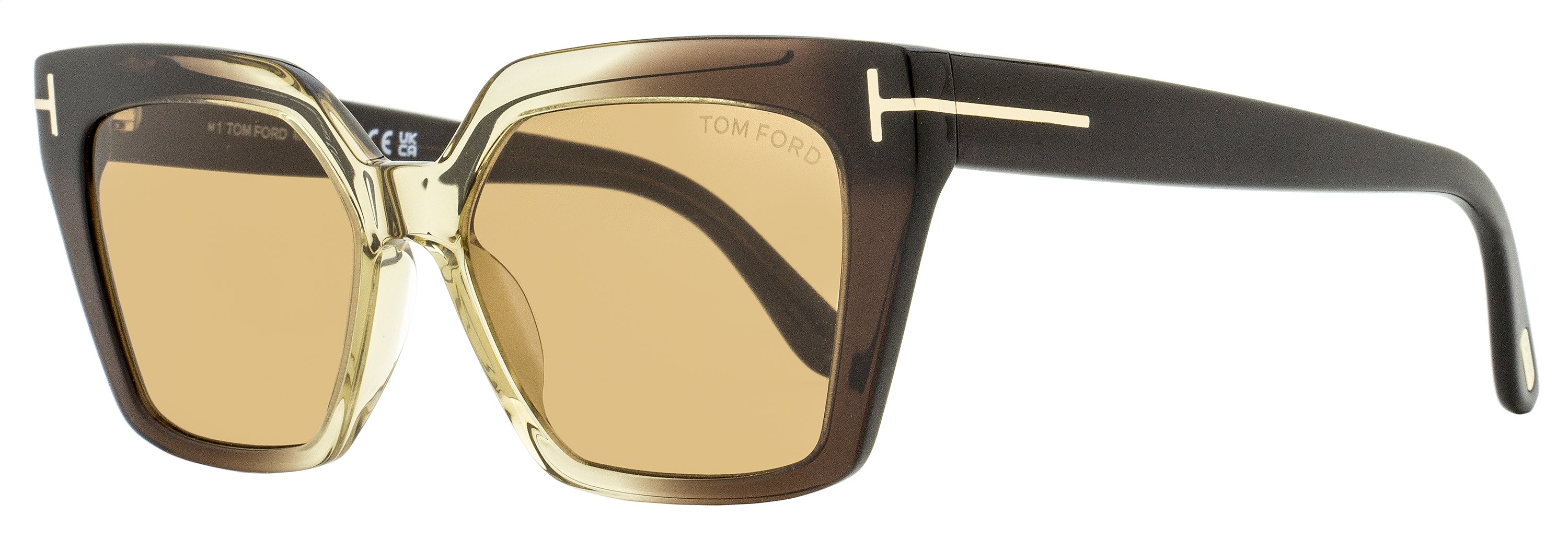

Солнцезащитные очки Tom Ford Winona женские TF1030 47J коричнево-янтарные 53 мм