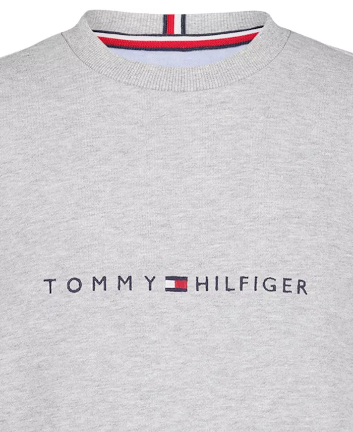 Мальчиковый свитшот с круглой горловиной размер 2T-7 Tommy Hilfiger, черный — фото 3