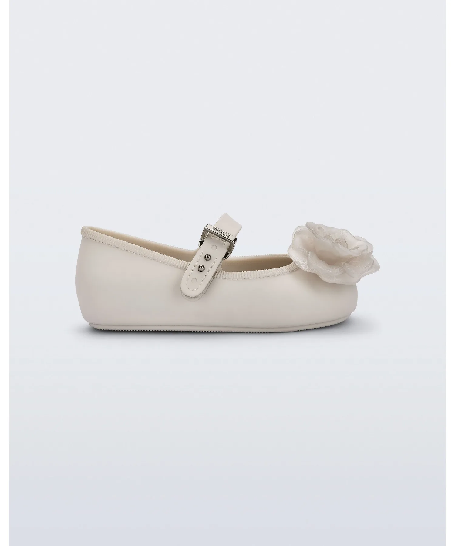 Детские балетки Melissa Soft Ballerina Petals BB чёрные с бежевым — фото 4