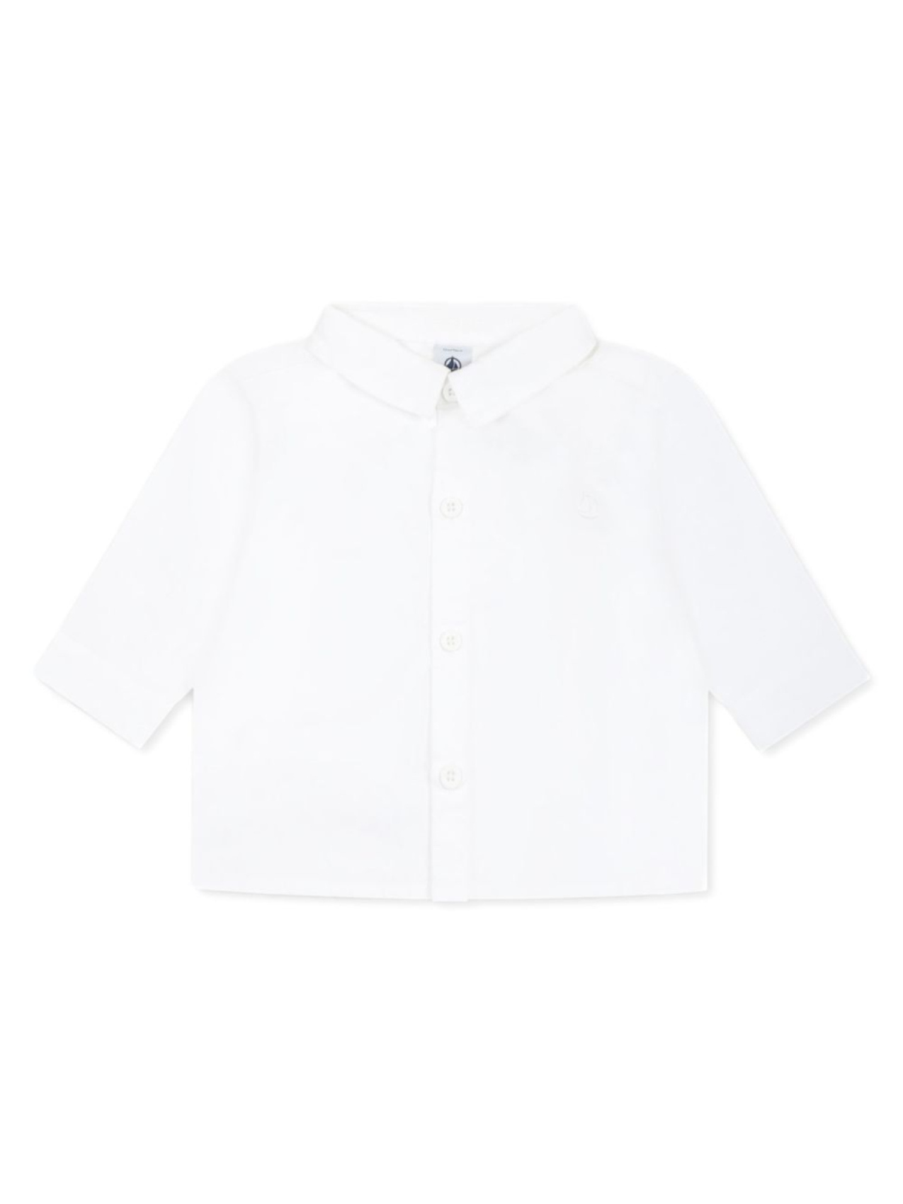 

Petit Bateau рубашка на пуговицах, белый