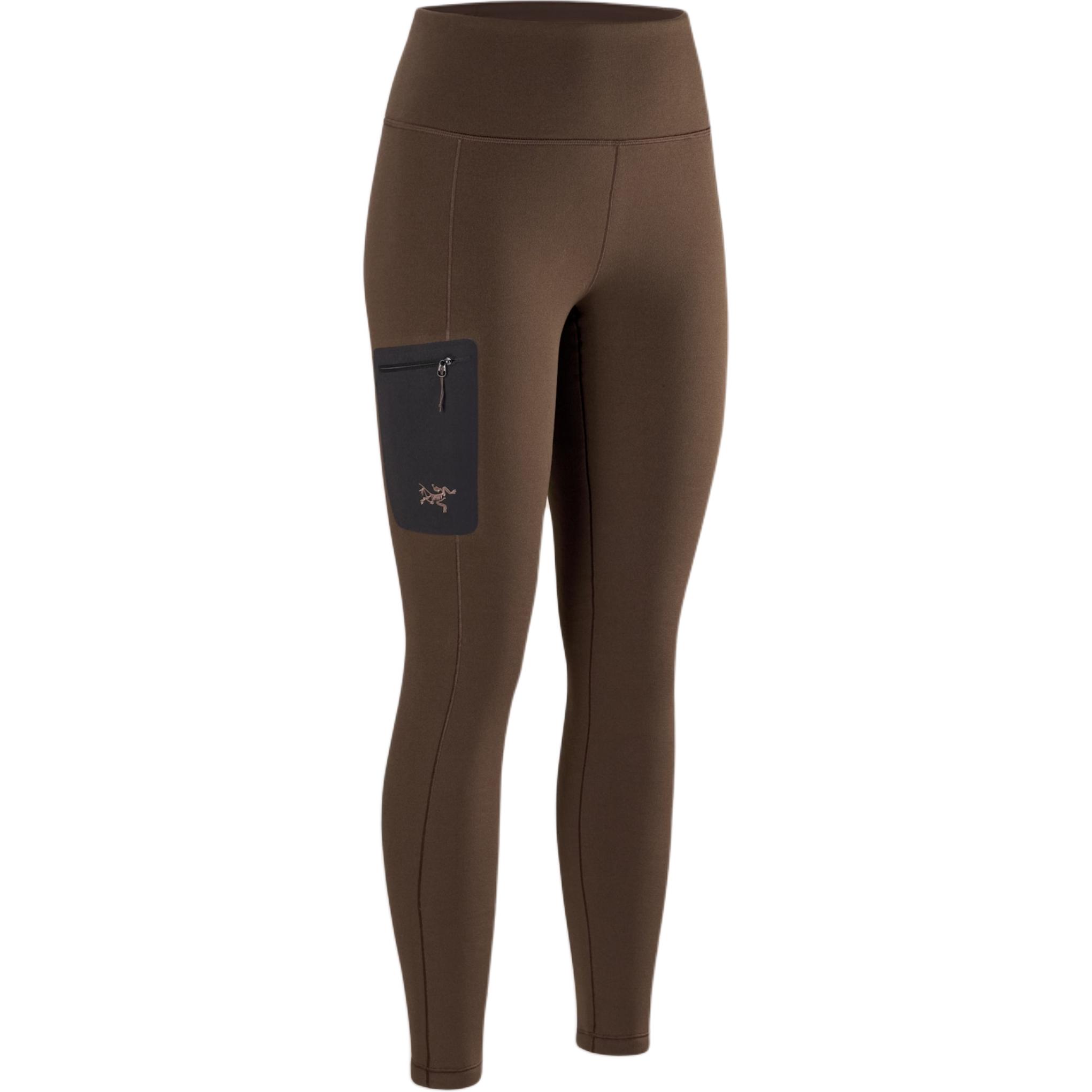 

Kyanite базовые леггинсы Arcteryx, carob коричневый/carob