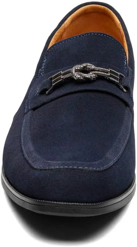 Мужские лоферы Stacy Adams Ravelle Moc Toe Bit Slip On, темно-синий — фото 3