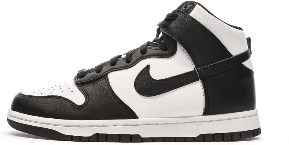 Мужские баскетбольные кроссовки Nike Dunk Hi Retro, белый/черный/оранжевый
