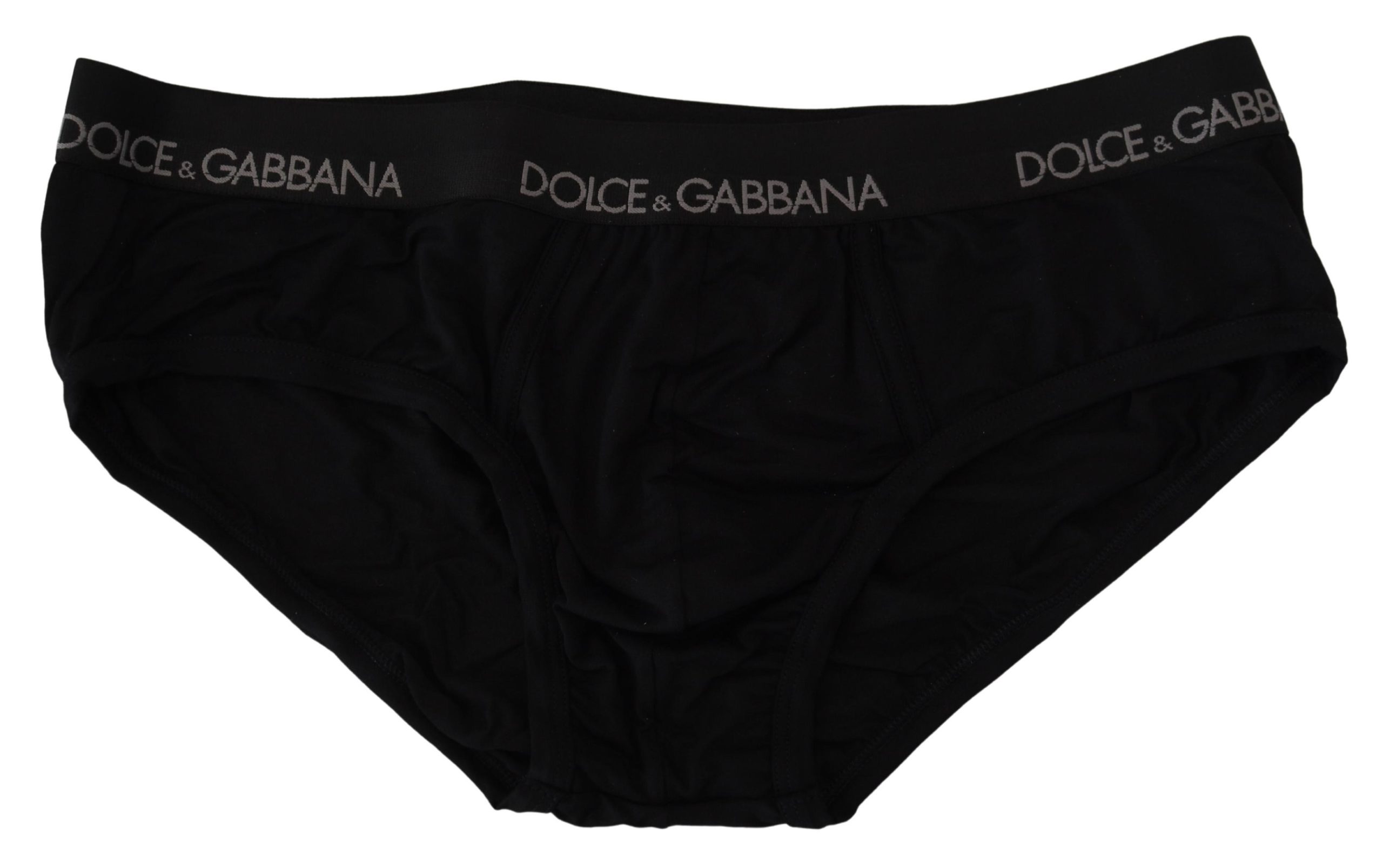 

Элегантные черные трусы-стрейч из модала Dolce & Gabbana