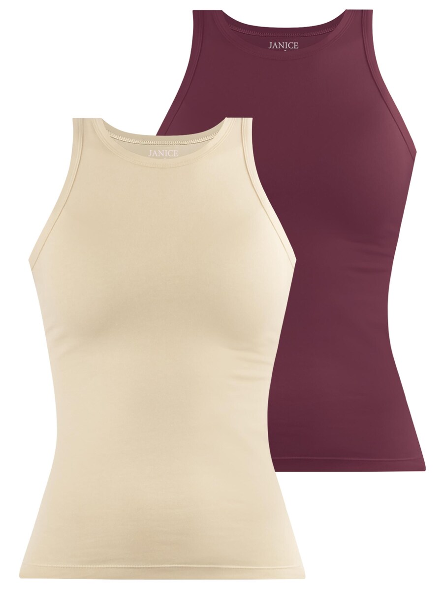 

Майка Janice Top Nauta, цвет beige/red