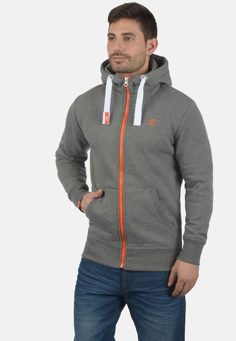 

Толстовка SDBENN HIGH NECK ZIP Solid, цвет grey melange