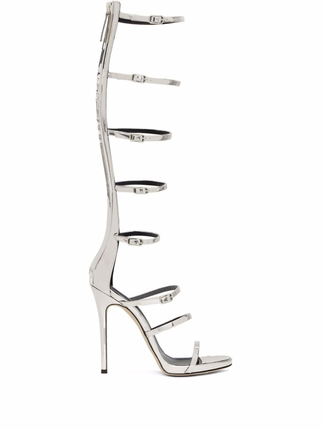 

Giuseppe Zanotti босоножки Super Harmony 120, серебристый