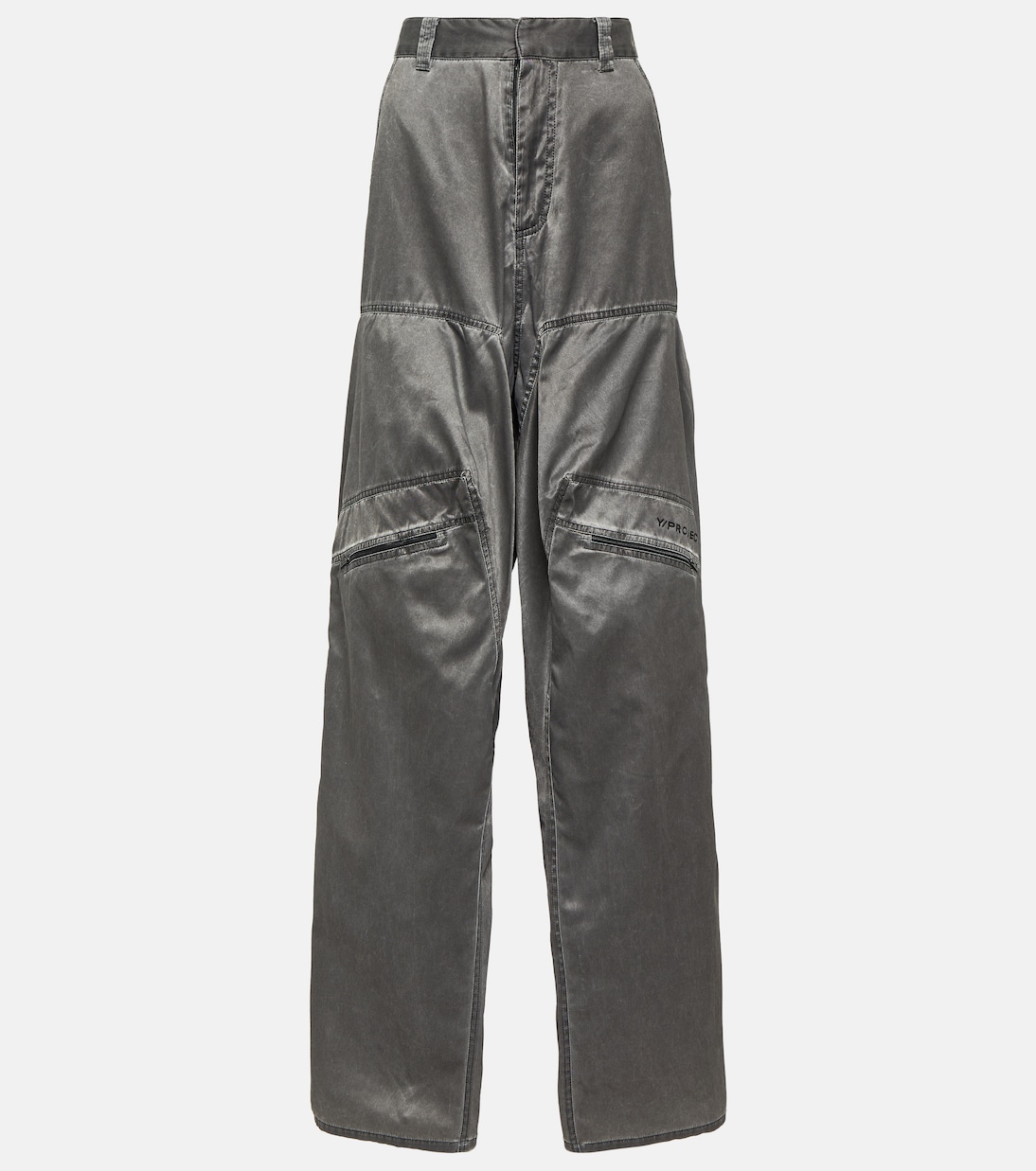 

Выцветшие джинсы-карго Y/Project, Washed Black