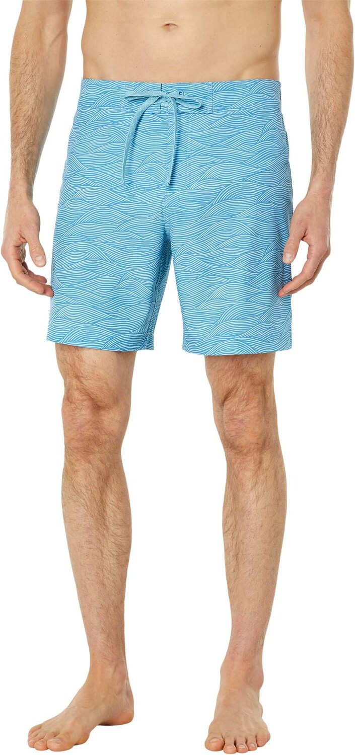 

Пляжные шорты Southern Tide Cosmic Wave Water Shorts, цвет Niagara