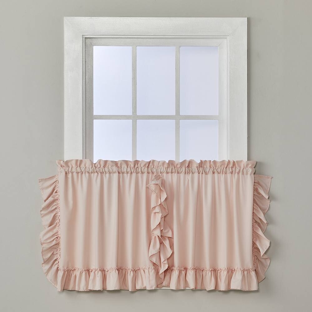 

SKL Home Sarah Набор из 2 ярусов оконных штор, розовый