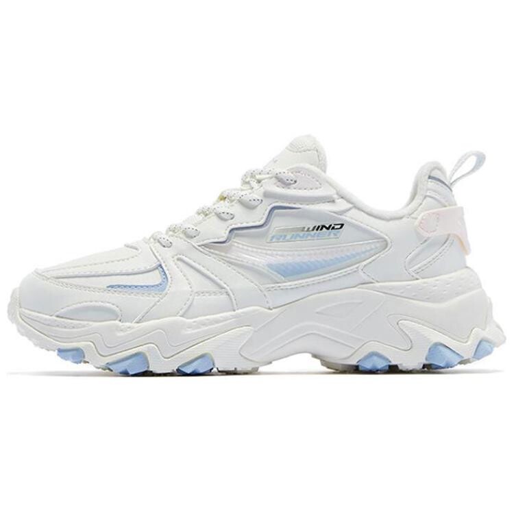 

Кроссовки QIAODAN Chunky Sneakers Women's Low-top White/Blue, белый/синий