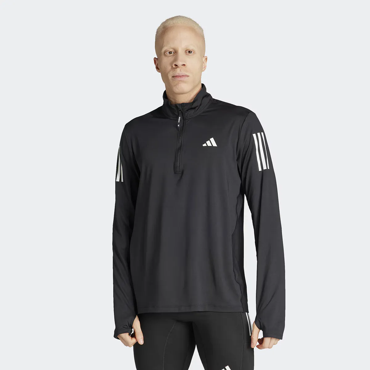 

Мужская толстовка Adidas с застежкой-молнией Own The Run, чёрный
