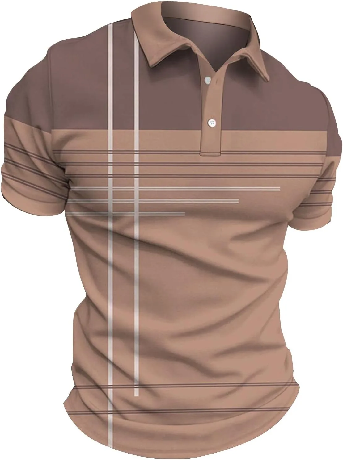 

Мужская поло Ymosrh с принтом, короткий рукав, размеры S-3XL