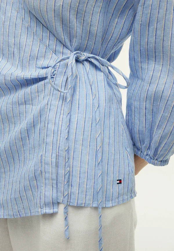 Блуза Tommy Hilfiger, синий хаки — фото 4