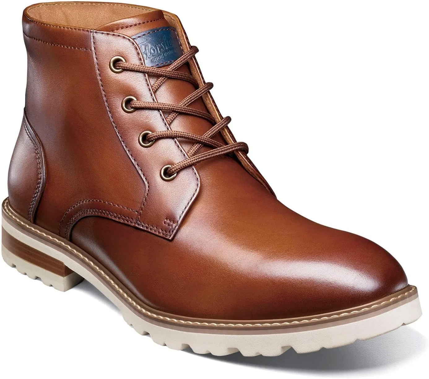 Мужские ботинки Florsheim Renegade с четырьмя люверсами, Cognac