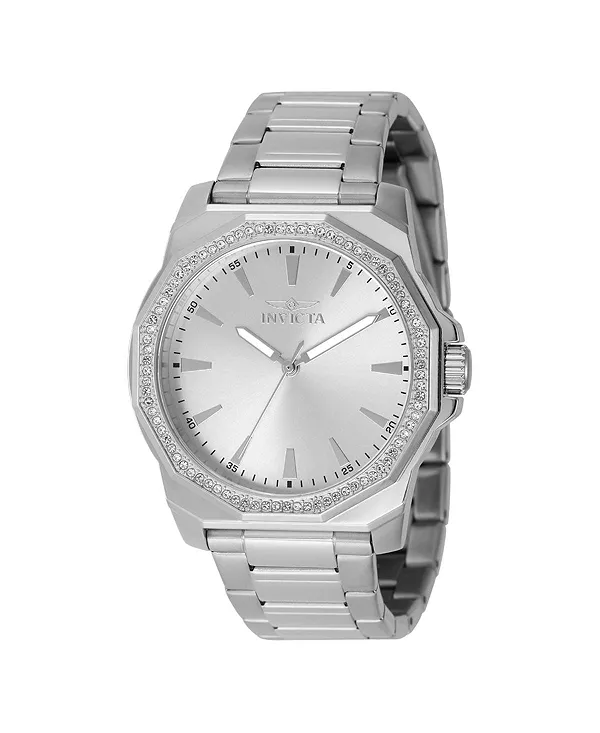 

Мужские кварцевые часы Speedway 49104 с тремя стрелками и серебристым циферблатом Invicta, silver