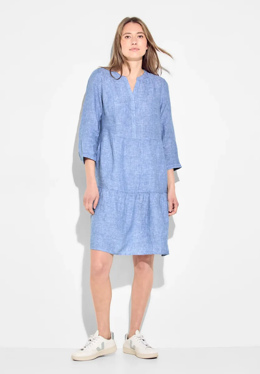 

Платье-туника Cecil из качества шамбре, цвет Linen Chambray Blue