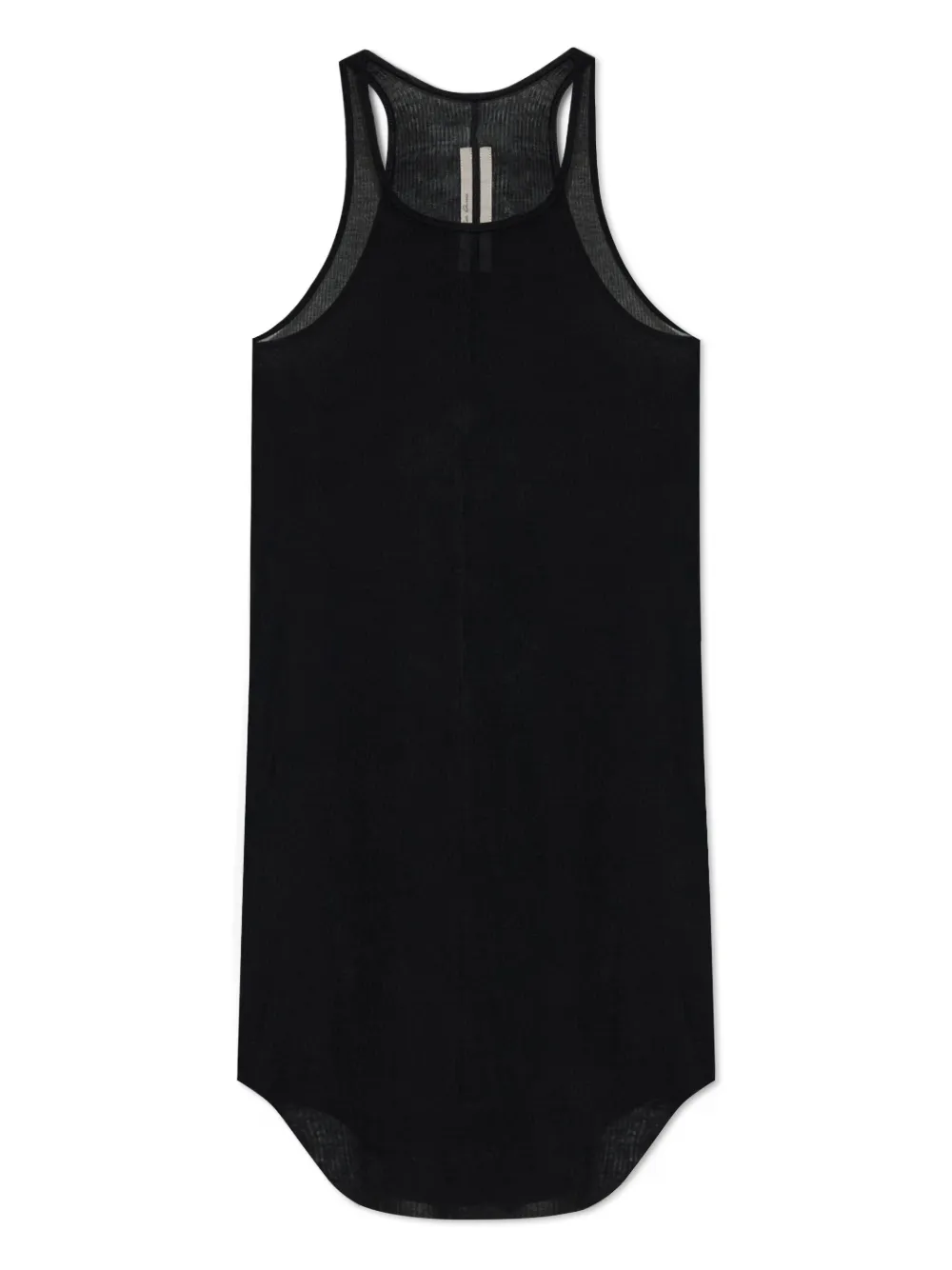 

Ребристый жилет-борцовка Rick Owens, черный