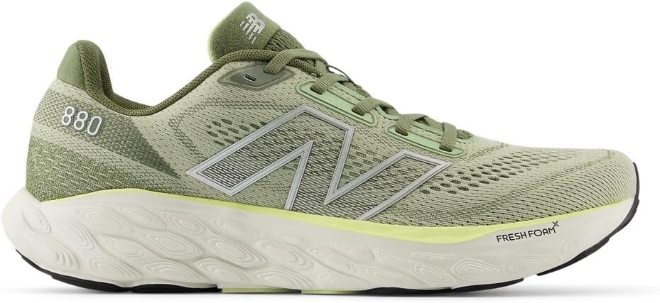 Мужские кроссовки для бега New Balance Fresh Foam X 880 V14, Olivine/Silver Metallic/Limelight — фото 3