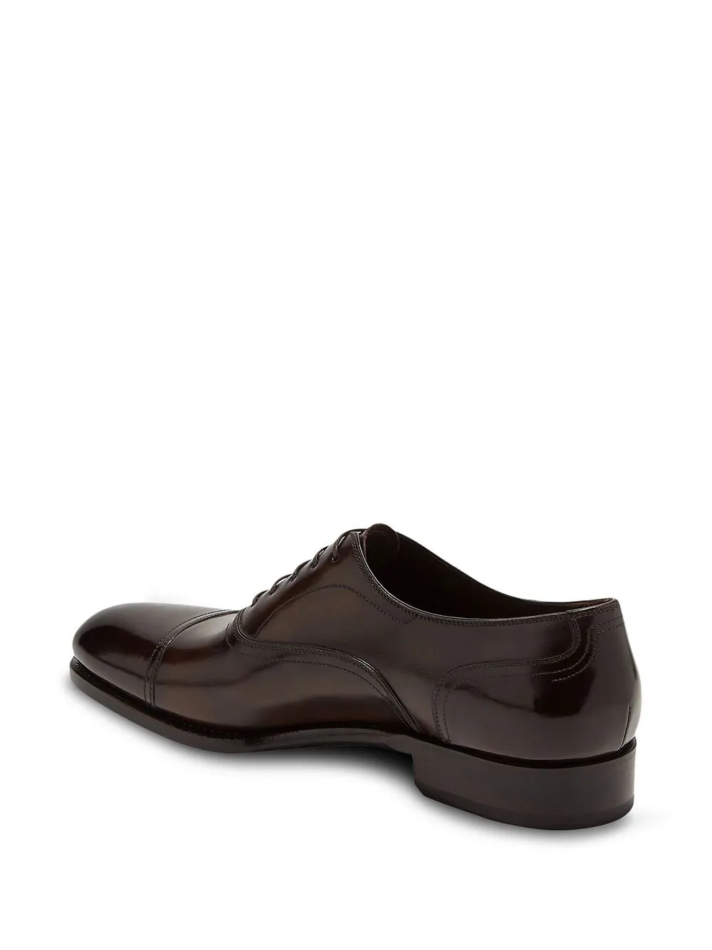 Оксфорды с декором Gancini Ferragamo, коричневый — фото 3