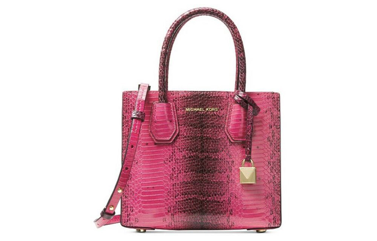 

MICHAEL KORS Сумка кросс-боди Mercer кожаная среднего размера женская розовая