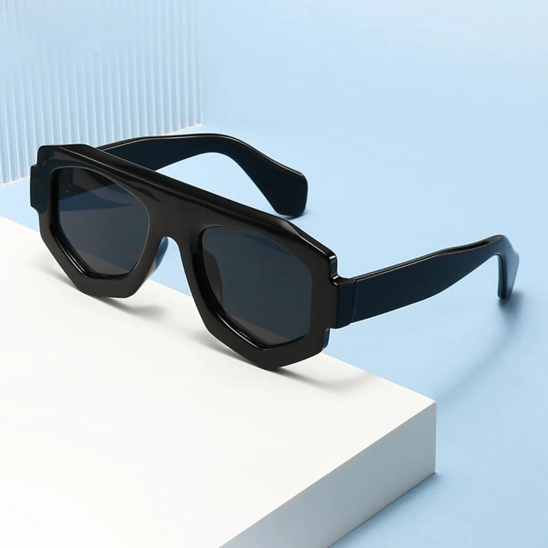 

Солнцезащитные очки с защитой UV400 | Синяя толстая оправа "кошачий глаз" | для женщин и мужчин, для занятий спортом на открытом воздухе и вождения DSVIGF, 03