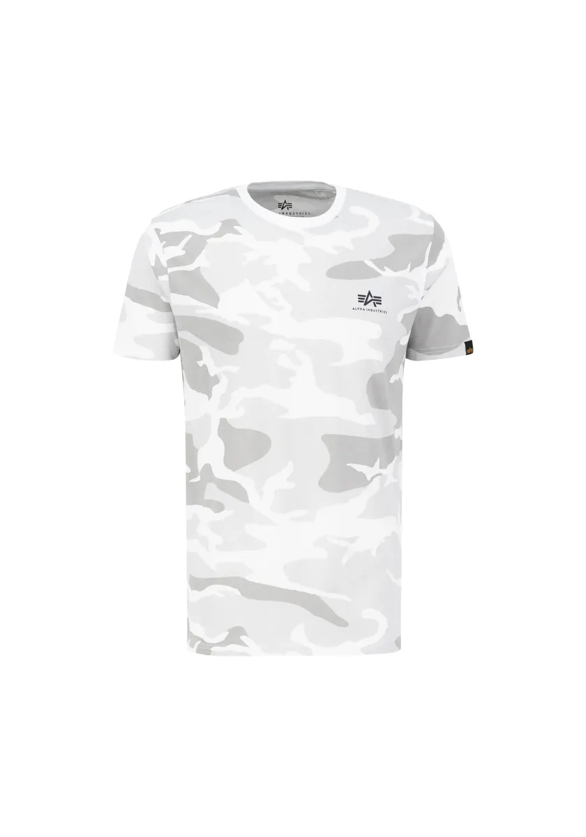 

Футболка Alpha Industries " Alpha Industries Мужчины - Футболки Basic T Small Logo Camo ", белый