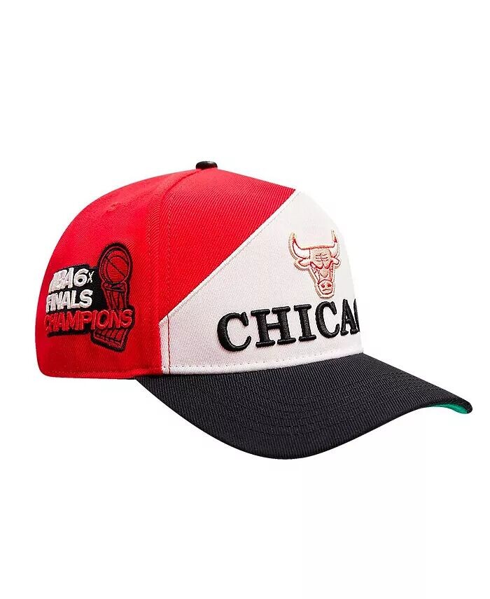

Мужская регулируемая кепка с шевроном красного/черного цвета Chicago Bulls Pinch Chevron Pro Standard, красный