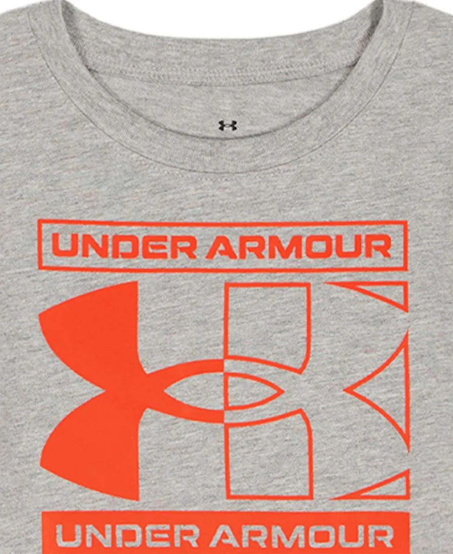 Детский комплект из футболки и шорт Tech Decon (2T-7), размер 2T Under Armour, серый/черный — фото 4
