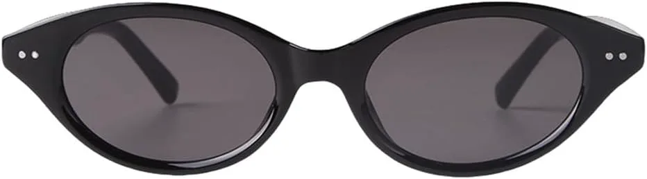 

Солнцезащитные очки LVTFCO Retro Rivet Narrow Cat Eye для женщин и мужчин, винтажные, с леопардовым принтом, овальной формы, с защитой от УФ-излучения UV400, C5