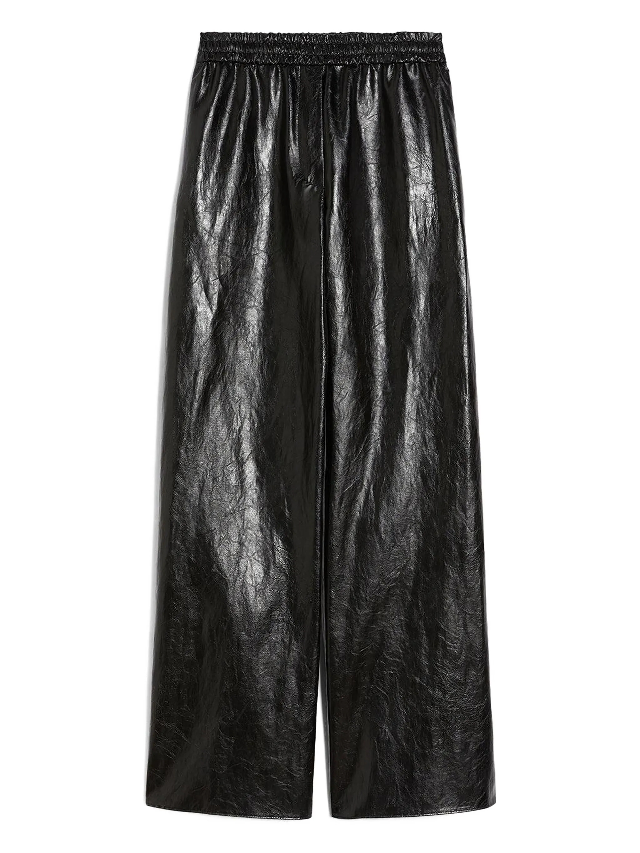 

Брюки Plutone из искусственной кожи Max Mara, черный