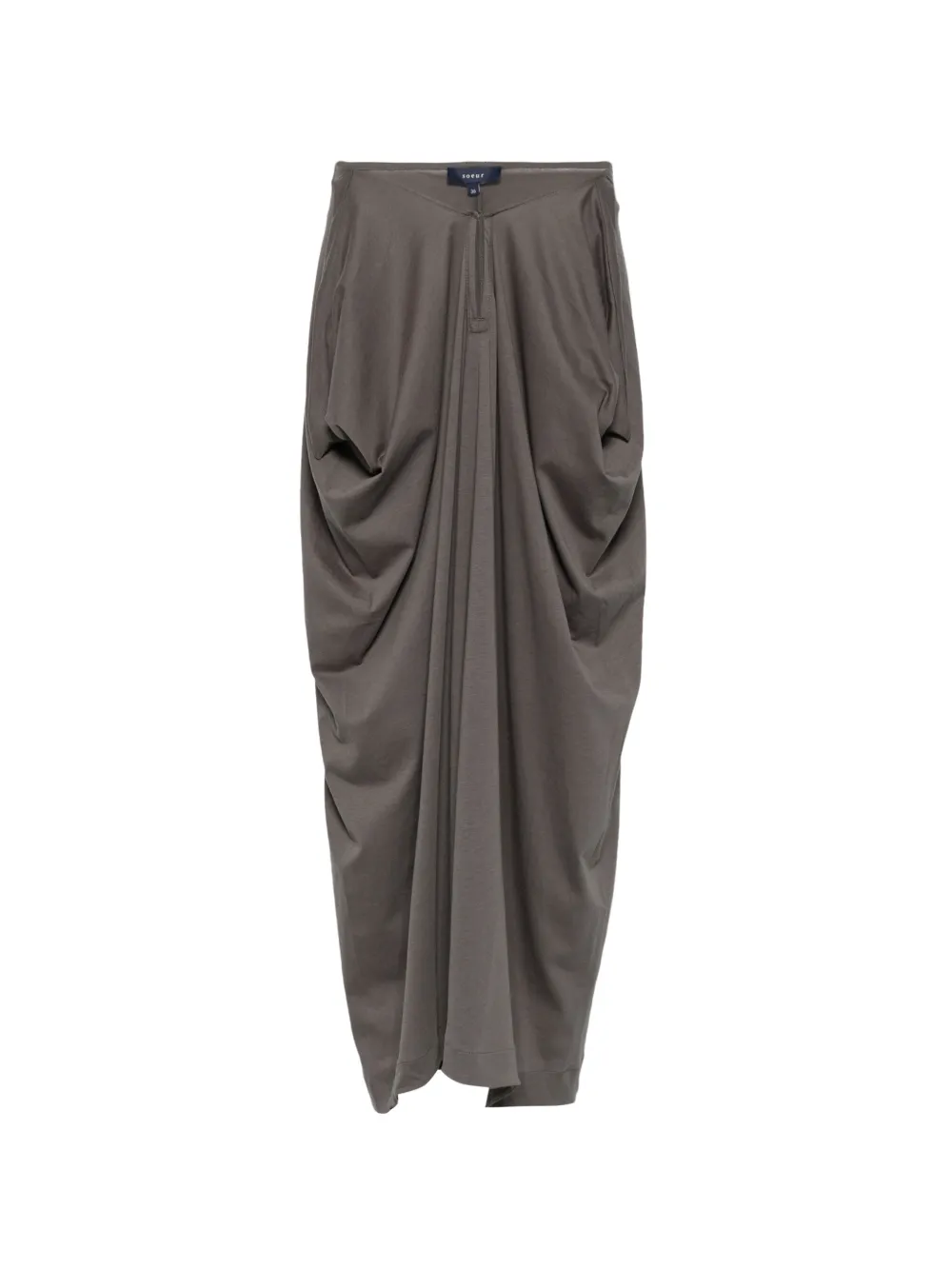 

Собранная миди-юбка Goa Soeur, серый