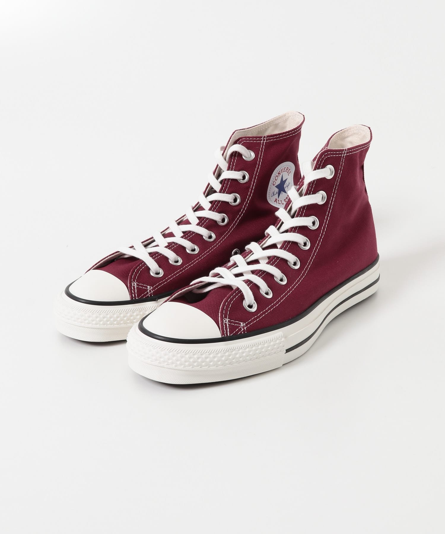 Кроссовки Converse CANVAS ALL STAR J HI Urban Research Doors, Burgundy — фото 2