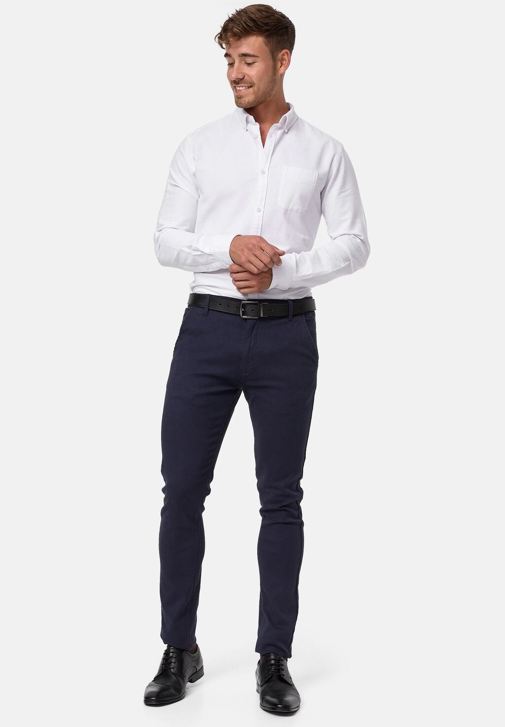 

Чиносы BUCKNER INDICODE JEANS, темно-синий