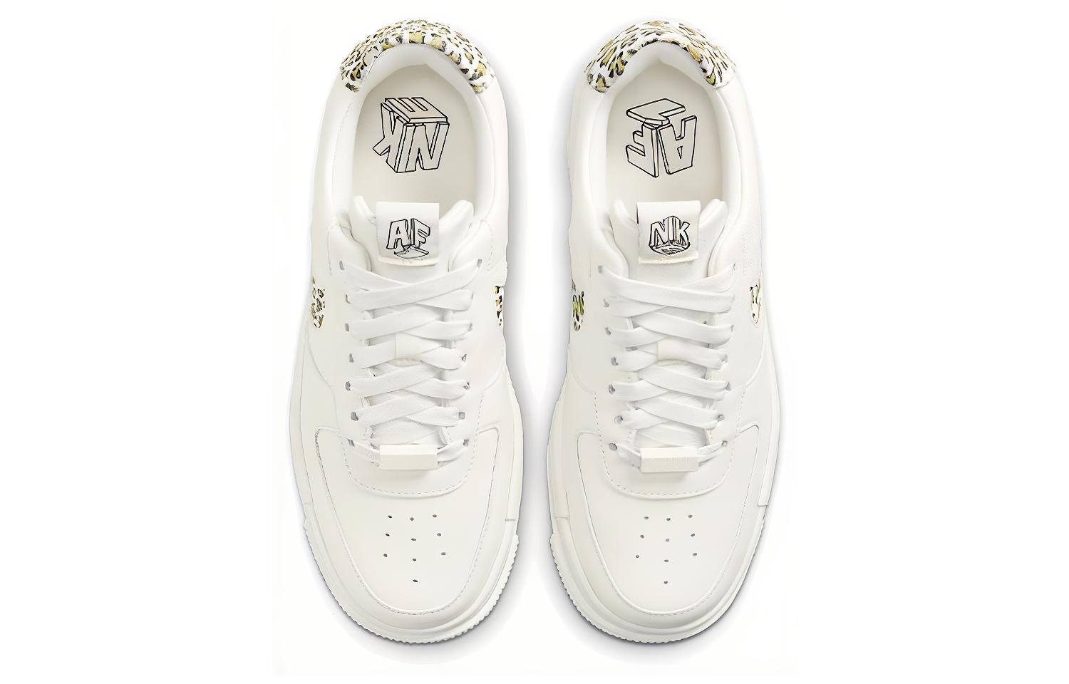 Nike Air Force 1 Low Pixel White Leopard (женские) — фото 4
