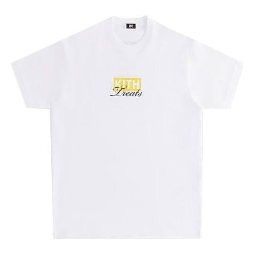 

Футболка treats london caf tee 'white yellow' Kith, белый