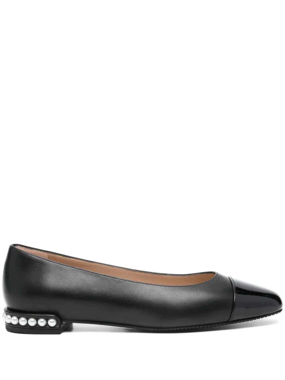 Балетки Pearl Flat Stuart Weitzman, черный